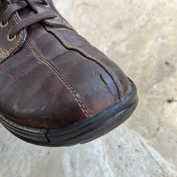 ECCO Light - Dark Brown Leather Lace Up Casual Shoe Men’s Size 42 (US 8/8.5) - Picture 8 of 12